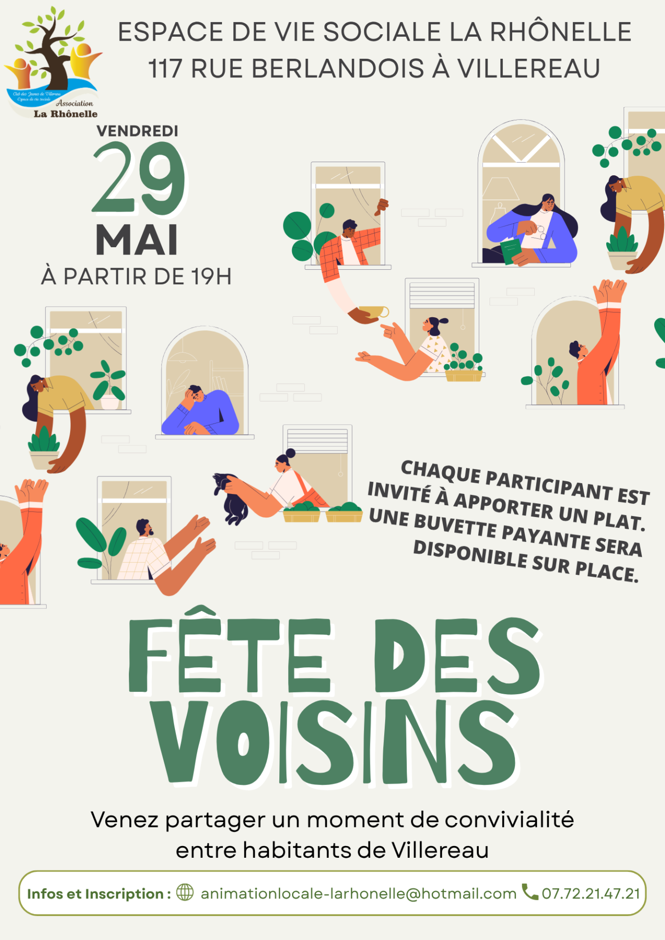 Flyer fete des voisins 2026