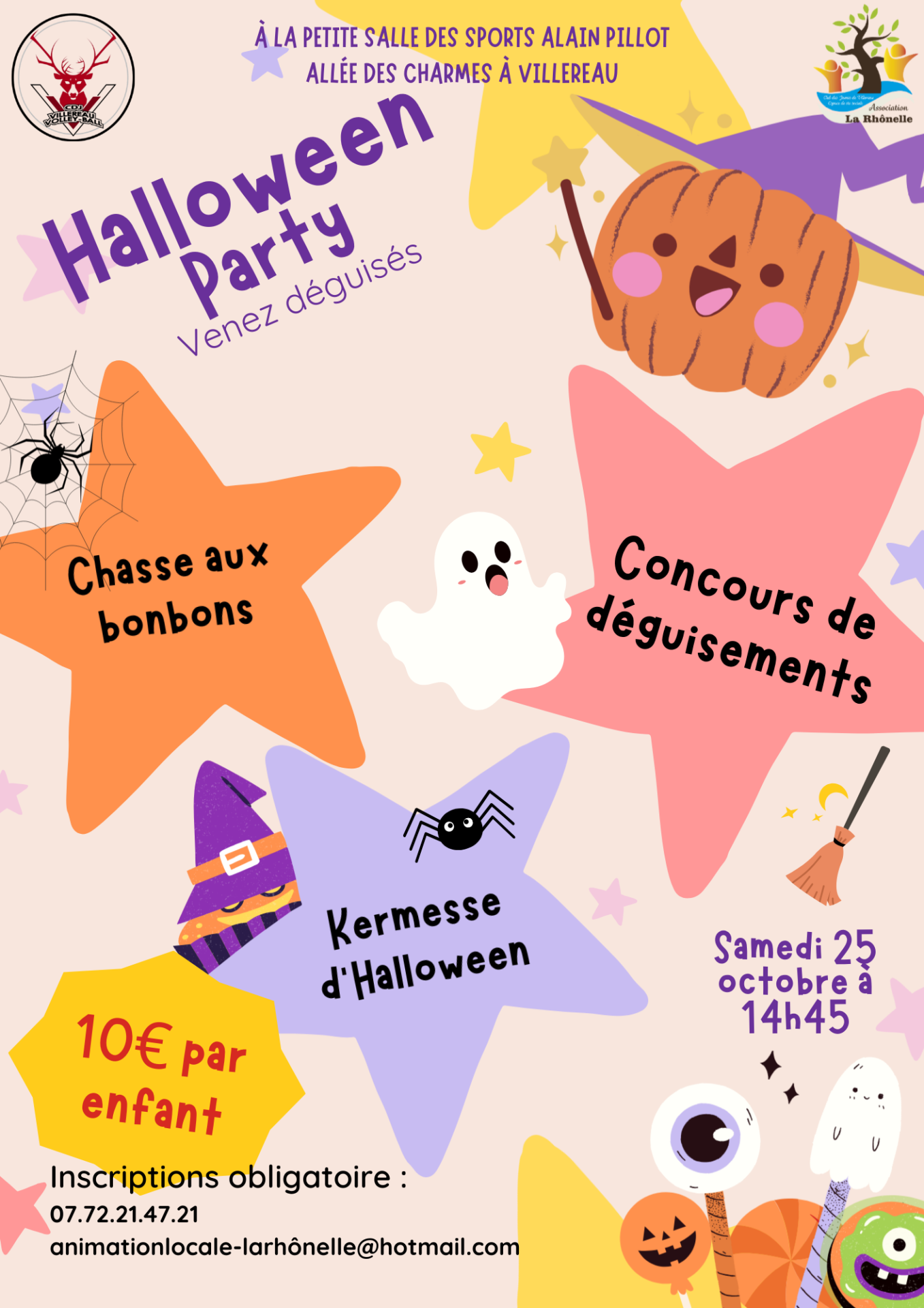 Flyer halloween party 2025