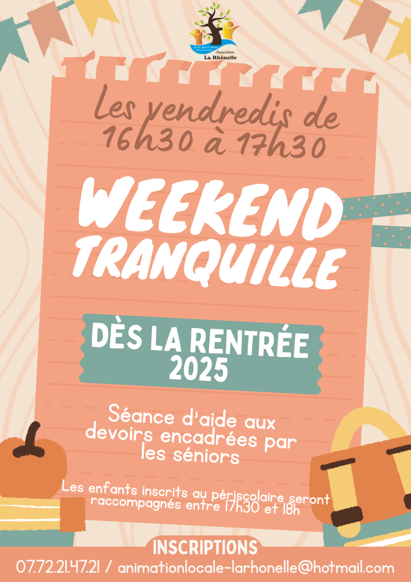 Flyer weekend tranquille