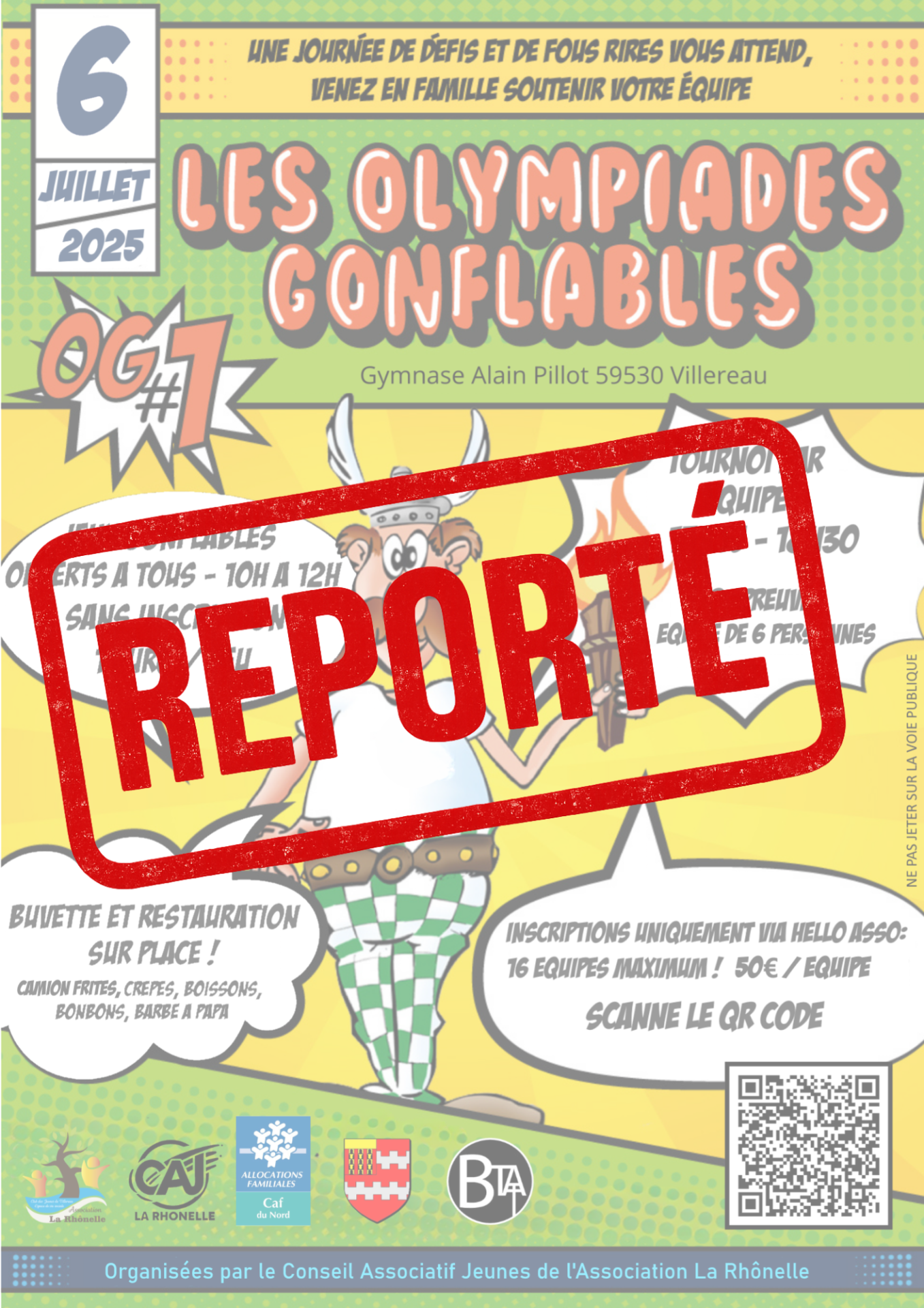 Report Olympiades Gonflables CAJ